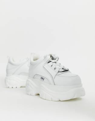 buffalo white platform sneakers