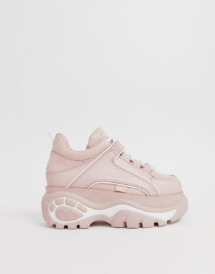 chunky pink sneakers