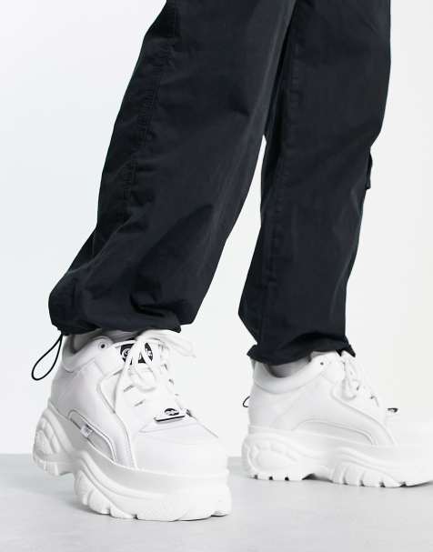 Sneakers Chunky Uomo Sneakers Con Suola Spessa Bianche E Nere ASOS