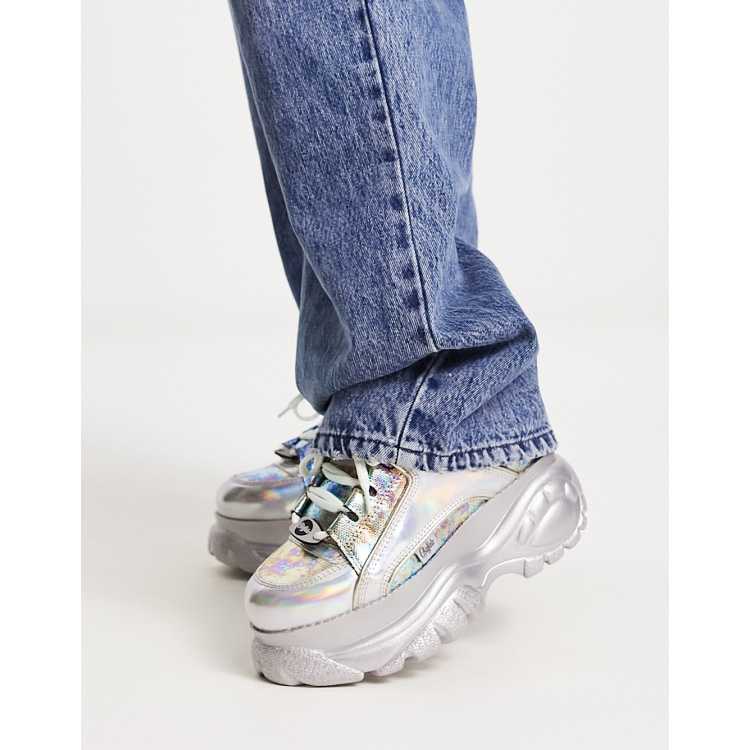 Silver best sale holographic sneakers