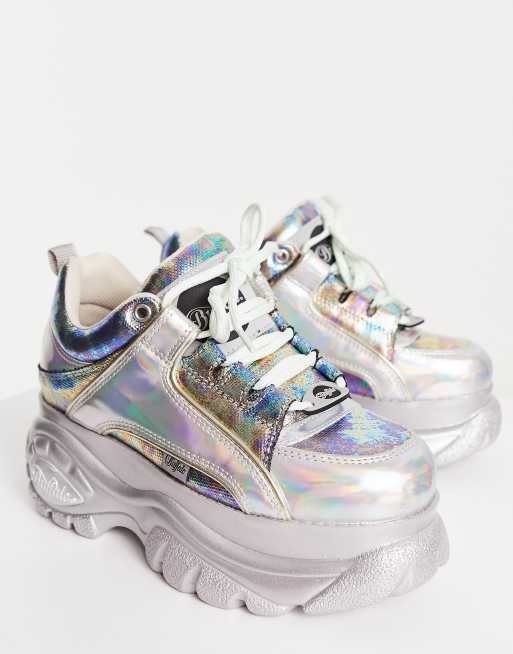 Platform holographic hot sale sneakers