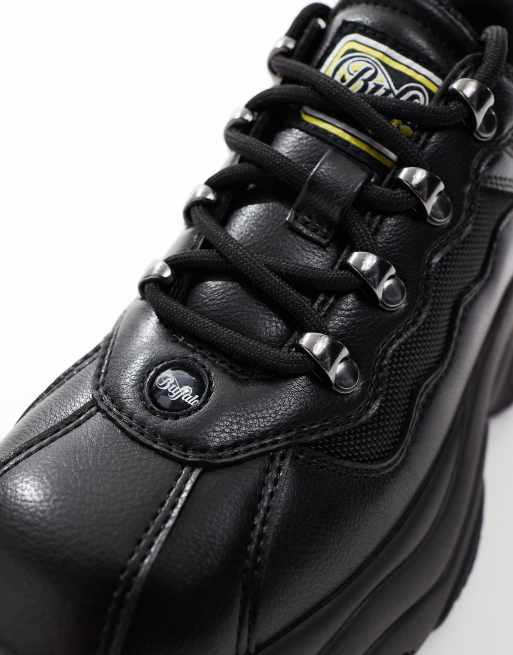 Buffalo Prowler hike lo sneakers in black ASOS