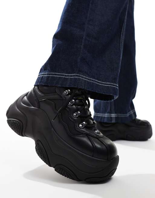 Buffalo – Prowler – Wander-Sneaker in Schwarz