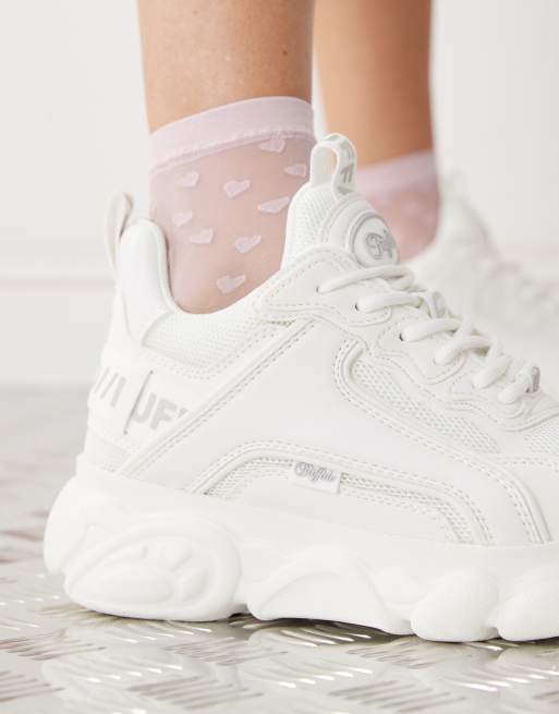 Buffalo sneakers in triple white, 4 of 5