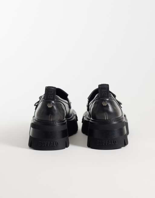 Buffalo Soraya loafers in black, 4 of 5