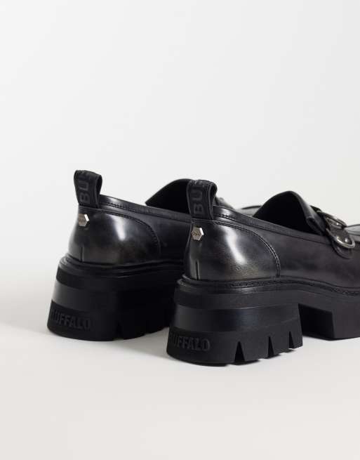 Buffalo Soraya loafers in black, 5 of 5