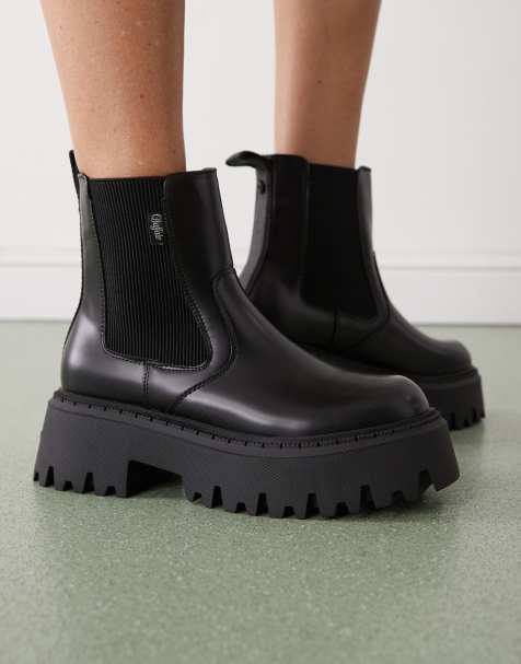 Buffalo – Svarta chelseaboots - view 1