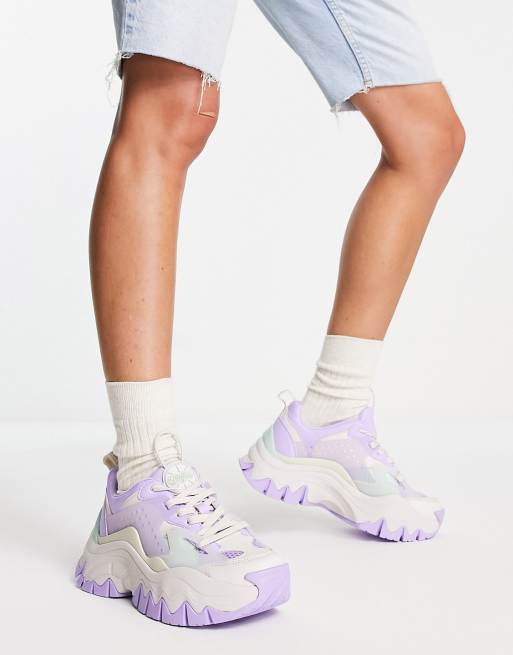 Purple store chunky trainers