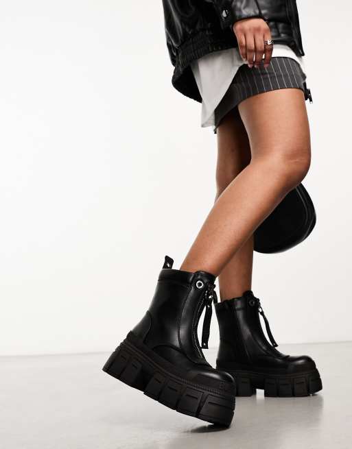 Bottines zip store