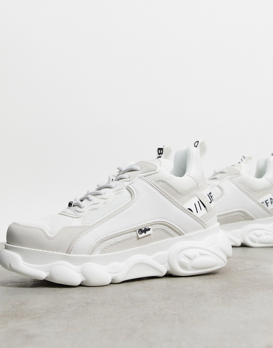 Buffalo vegan cld chai chunky sneakers in white