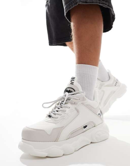 Buffalo Vegan Cloud Chai chunky trainers in white ASOS