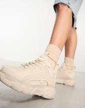 Buffalo Cloud Grid platform trainers in white | ASOS