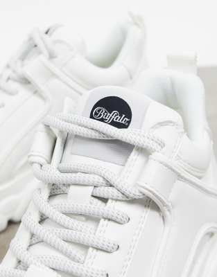 vegan white platform sneakers