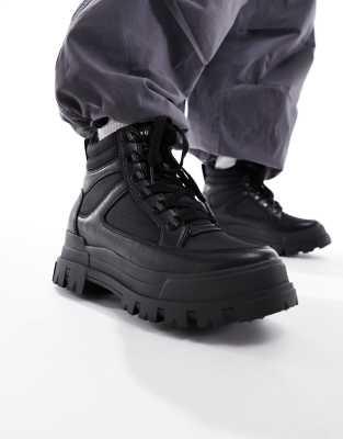 Buffalo Boots & laarzen Aspha Stretch Overknee in zwart