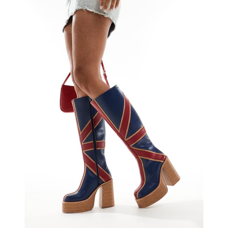 Union jack boots top