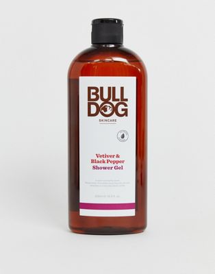 Bulldog – Black Pepper & Vetiver Shower Gel, 500ml-Ingen färg