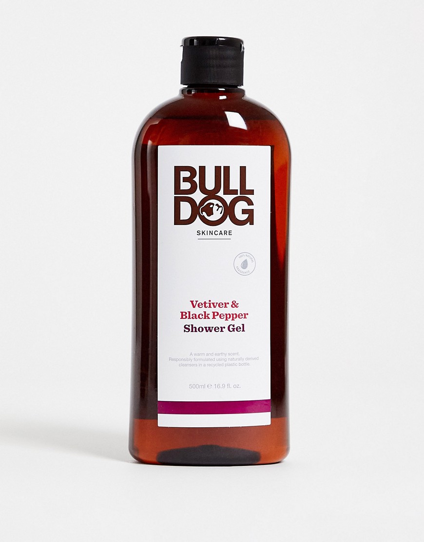 Bulldog Black Pepper & Vetiver Shower Gel 500ml-No colour