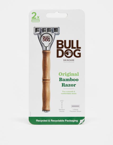 Bulldog – Golarka z bambusową rączką - view 1