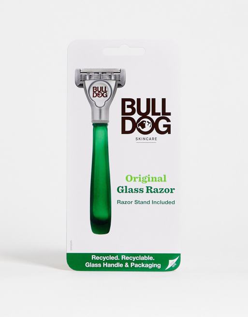 Bulldog - Original Glass Green Razor