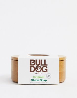 Bulldog – Original – Rasierseife & Bambusbehälter