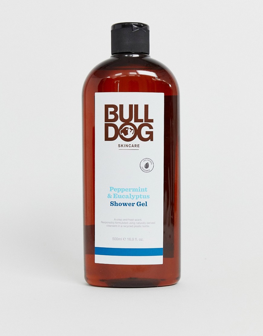Bulldog Peppermint & Eucalyptus Shower Gel 500ml-No Colour