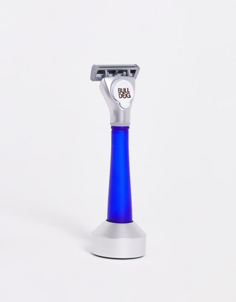 Bulldog - Rasoir en verre pour peaux sensibles - Bleu - view 1