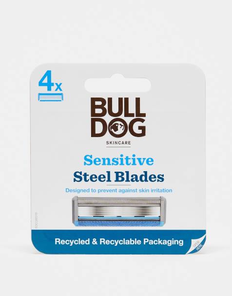 Bulldog – Sensitive – Rasierklingen aus Stahl im 4er-Pack - view 1