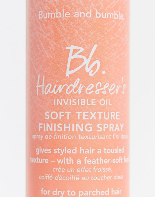 Hairdresser's Invisible Oil Soft Texture Finishing Spray