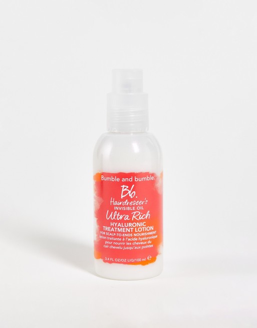 Bumble and Bumble - Hairdresser's Invisible Oil Ultra Rich - Lozione trattamento all'acido ialuronico da 100ml