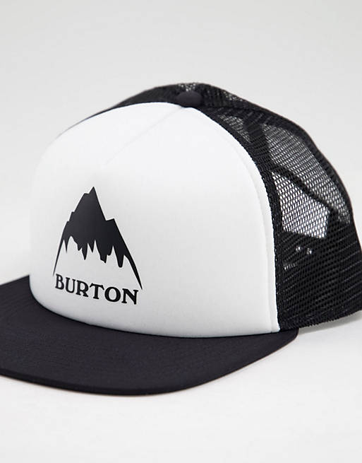 Men Caps & Hats/Burton 1-80 trucker cap in black 