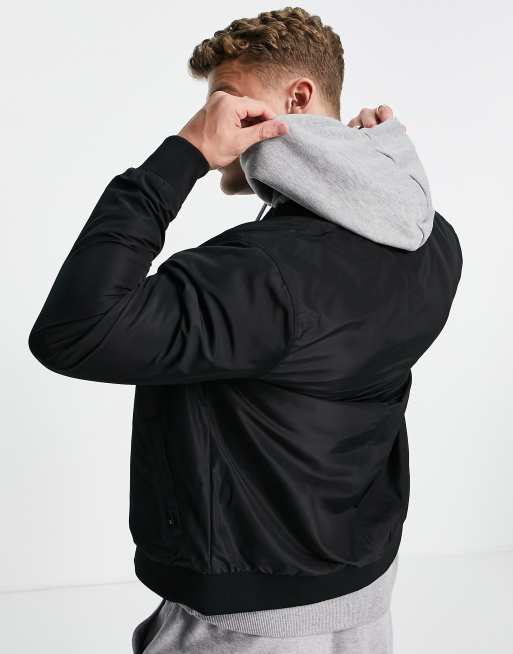 Burton bomber jacket in black