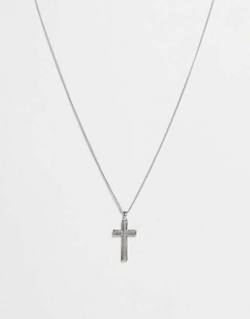 Burton clean cross necklace