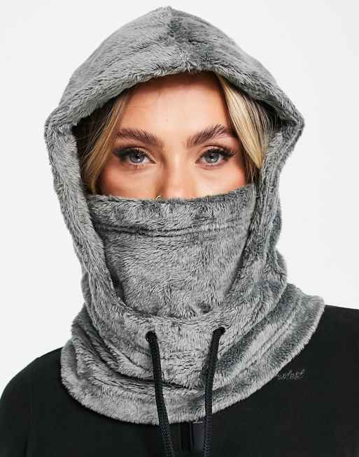 Burton Cora snow hood in grey