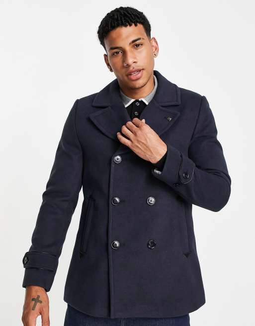 Asos peacoat outlet mens