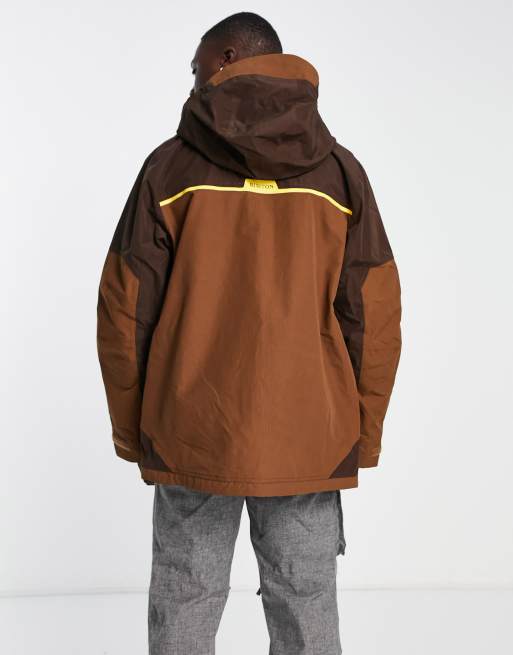 Burton Frostner ski jacket in brown