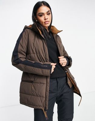 Burton Keelans snow jacket in brown