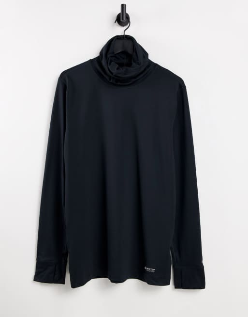 Burton Lightweight X base layer long neck top in black ASOS