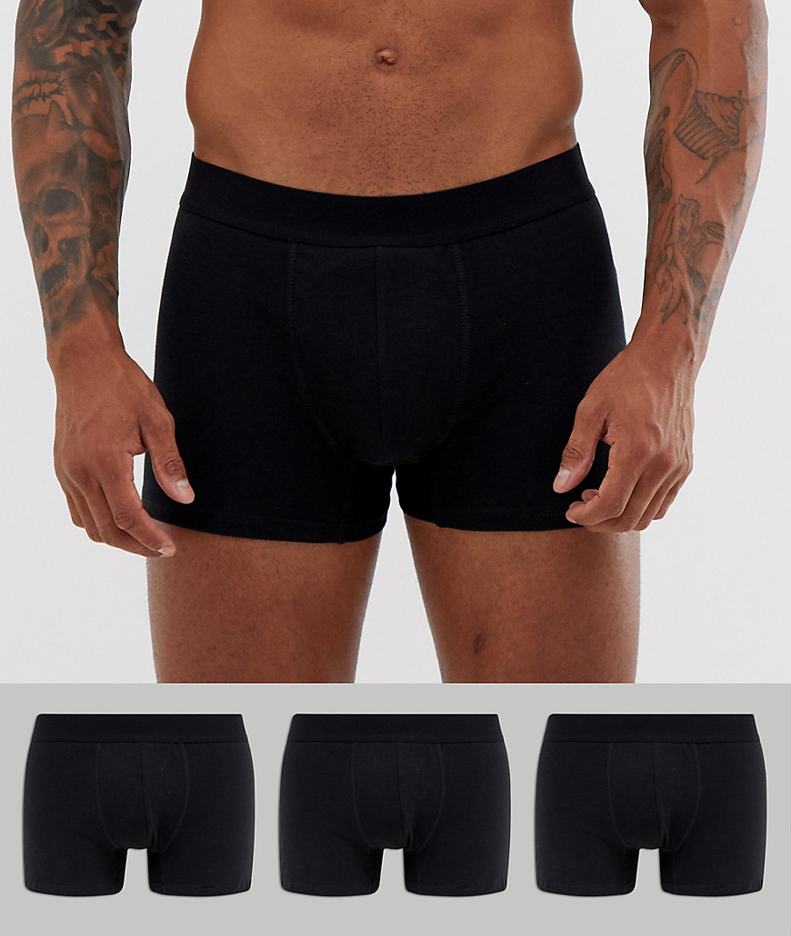 Burton Menswear – 3-pack svartvita trunks