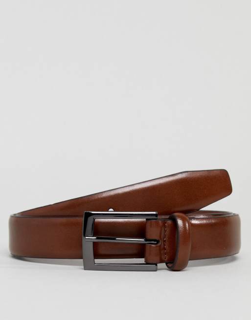 Burton Menswear belt in brown | ASOS