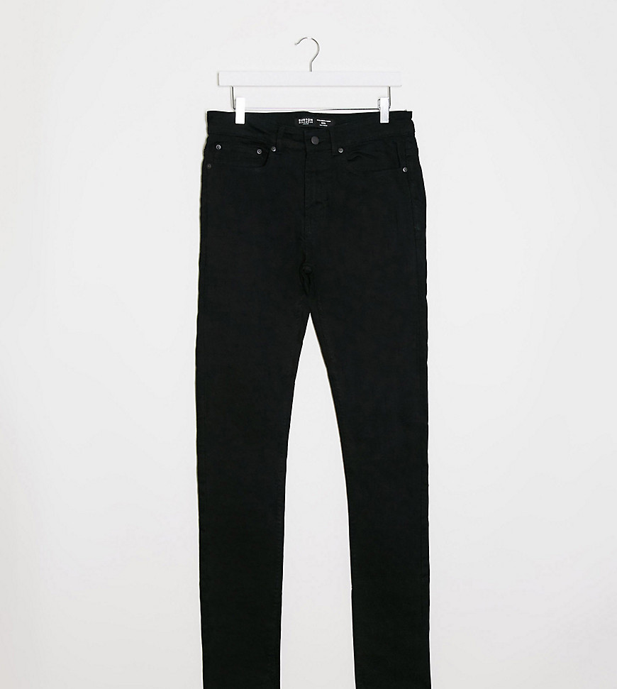 Burton Menswear Big & Tall - Jeans super skinny neri-Nero