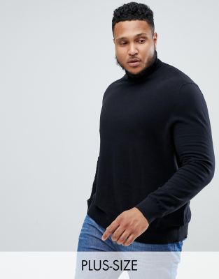 big roll neck jumper