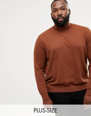 big roll neck jumper