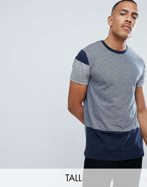 Burton Menswear - Big & Tall - T-shirt in marineblauw