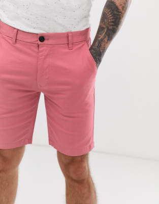 pink chino shorts