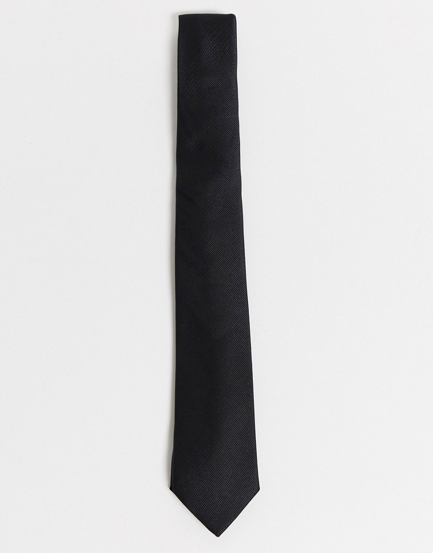 Burton Menswear - Cravatta nera-Nero