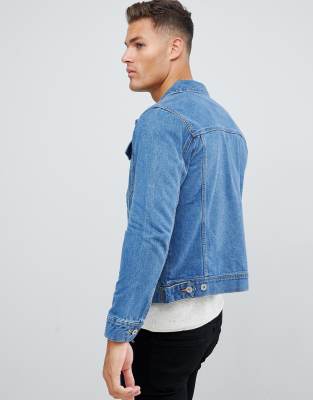 burton mens denim jacket