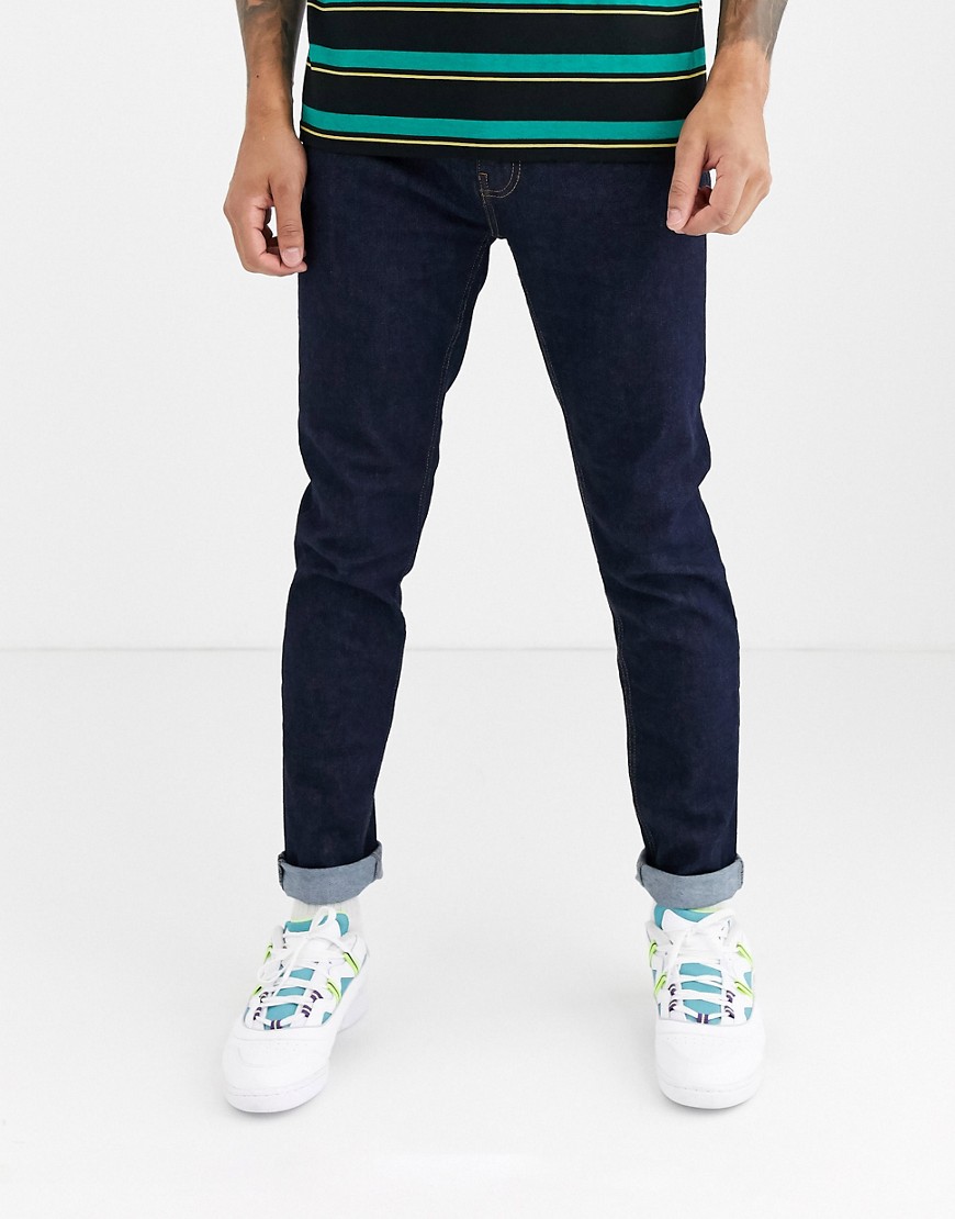Burton Menswear - Jeans met smaltoelopende pijpen in blauw