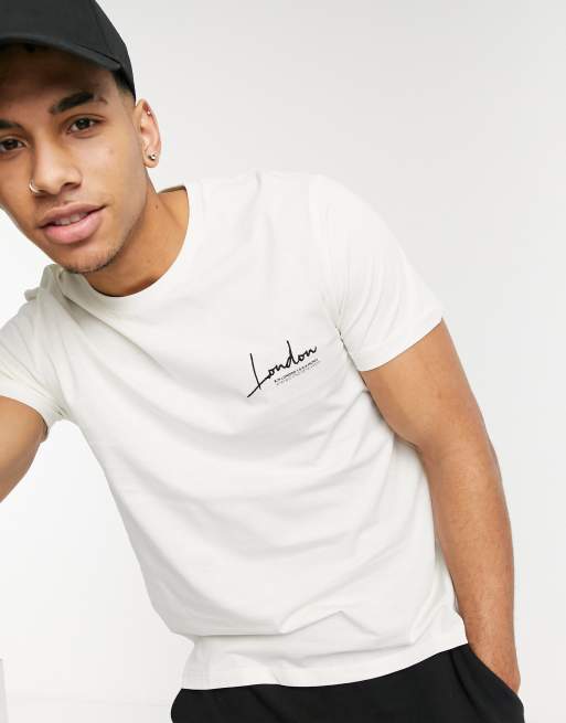 t-shirt in ecru | ASOS