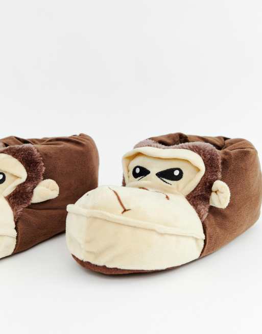 Mens hot sale monkey slippers