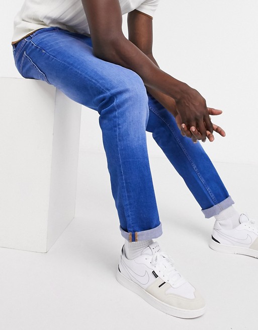 Burton Menswear original slim fit jeans in bright blue - MBLUE